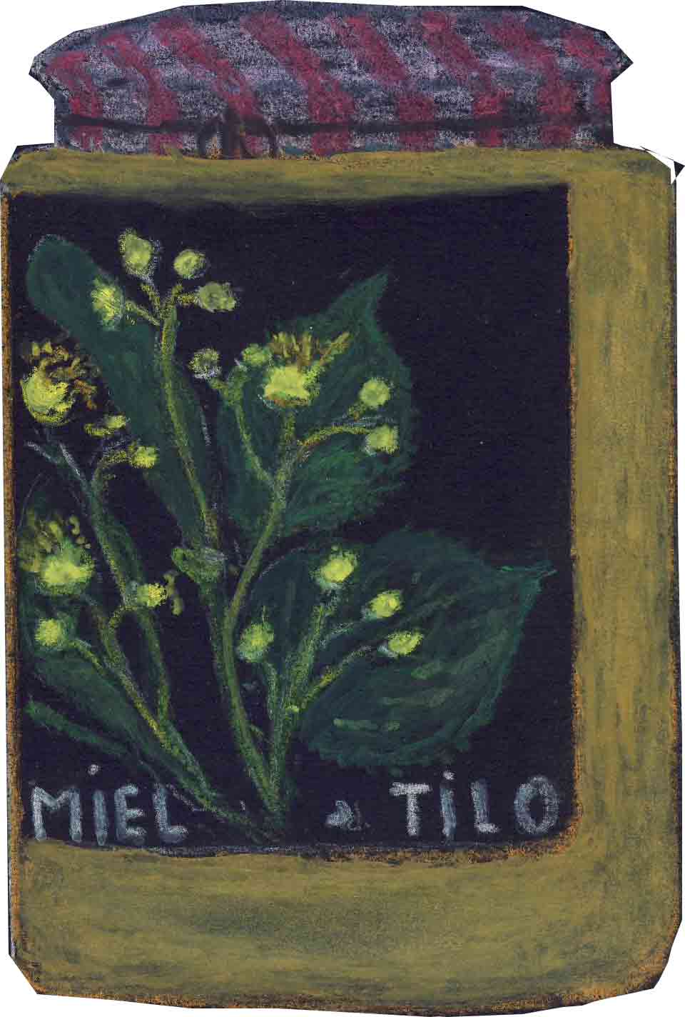 Tarro de miel de tilo