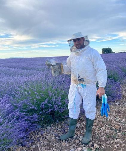 Héctor Gordo, Guadalajara. Mejor miel de lavanda 2024 de España y mejor miel de apicultor de España.